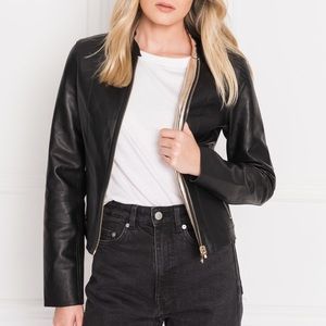 LAMARQUE CHAPIN Reversible Leather Jacket